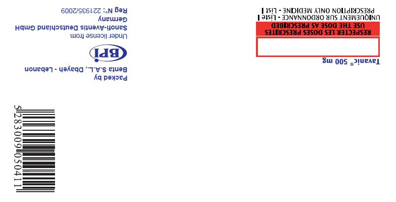 Tavanic Tablets 500mg*